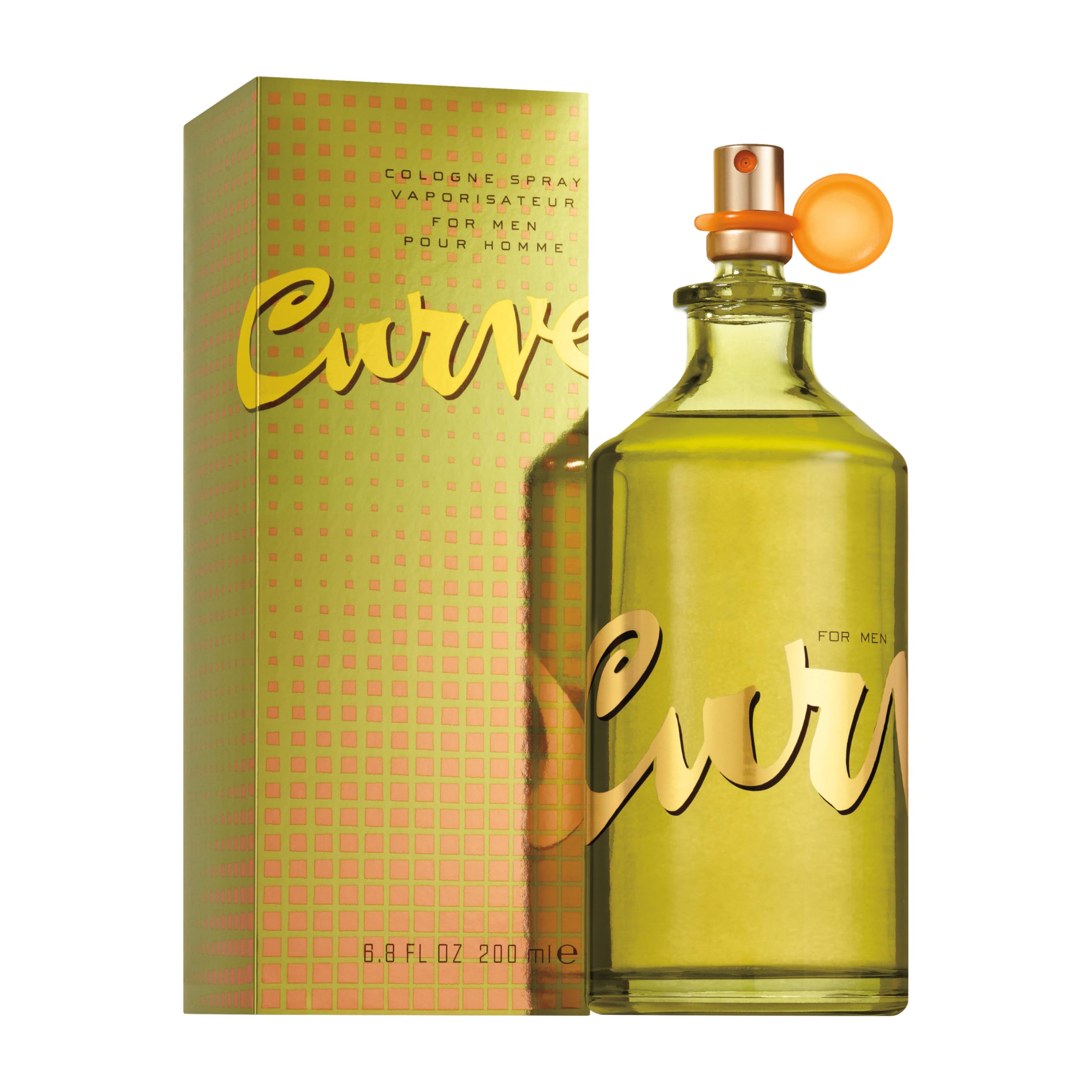 Curve Men's Cologne Fragrance Spray, Spicy Wood Magnetic Scent for